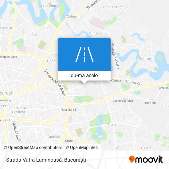 Hartă Strada Vatra Luminoasă