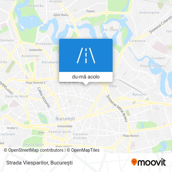 Hartă Strada Viesparilor