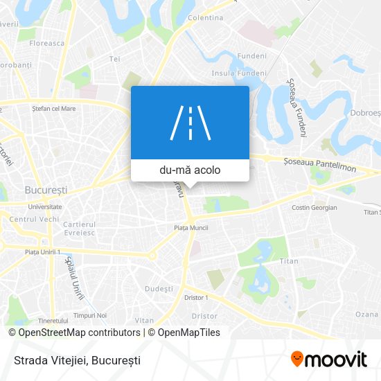 Hartă Strada Vitejiei