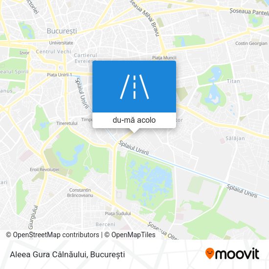 Hartă Aleea Gura Câlnăului