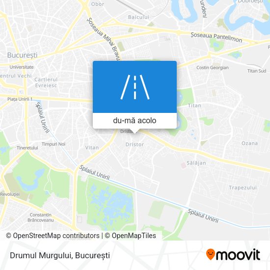 Hartă Drumul Murgului
