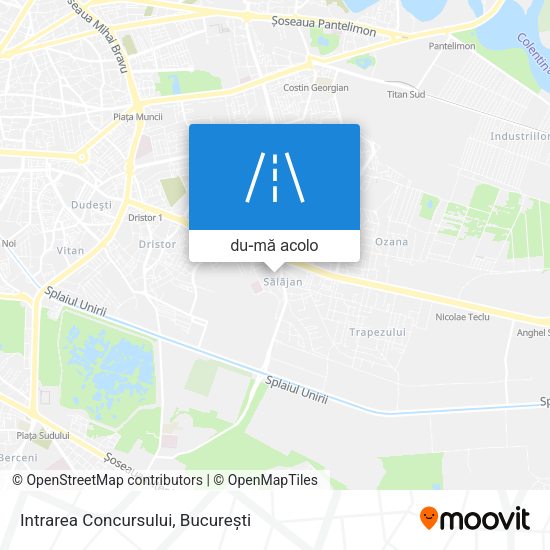 Hartă Intrarea Concursului