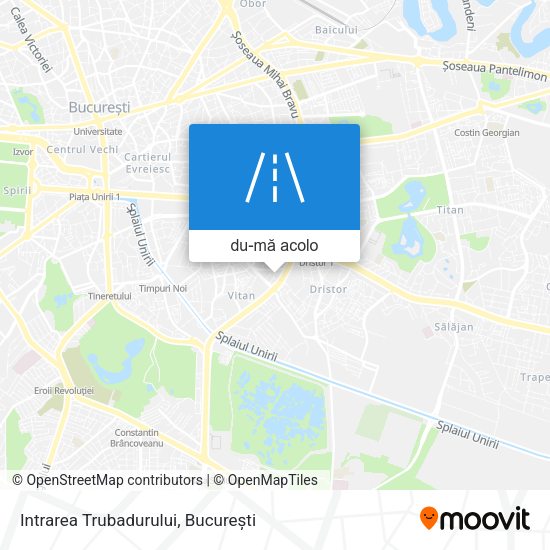 Hartă Intrarea Trubadurului