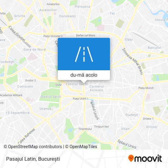 Hartă Pasajul Latin