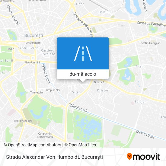 Hartă Strada Alexander Von Humboldt