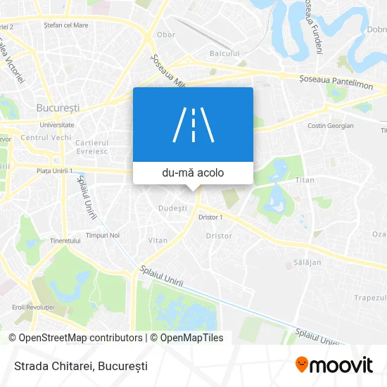 Hartă Strada Chitarei