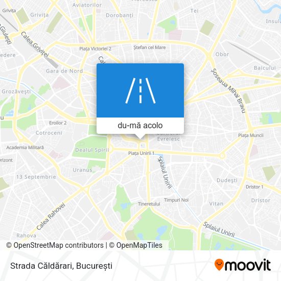 Hartă Strada Căldărari