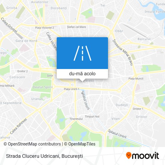 Hartă Strada Cluceru Udricani