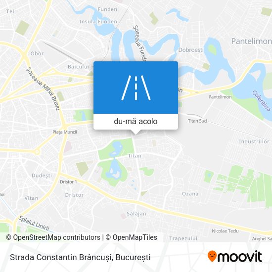 Hartă Strada Constantin Brâncuși