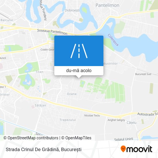 Hartă Strada Crinul De Grădină