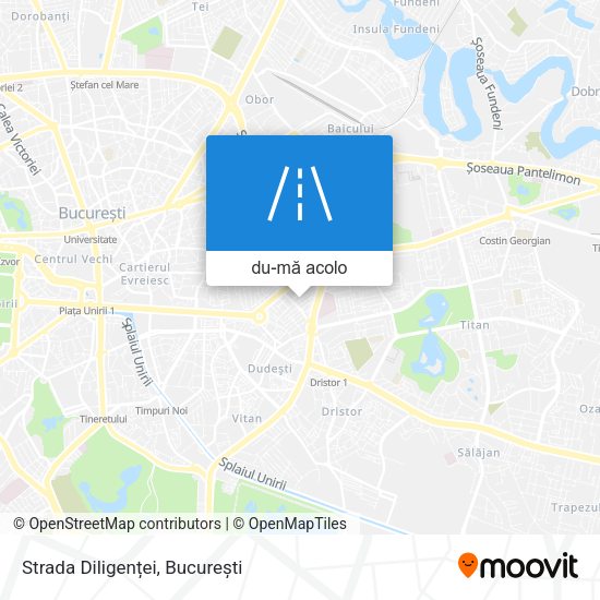 Hartă Strada Diligenței