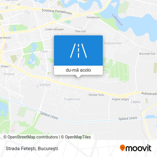 Hartă Strada Fetești