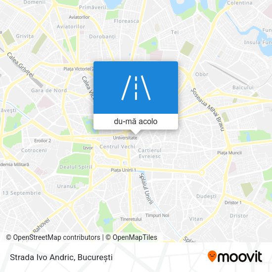 Hartă Strada Ivo Andric
