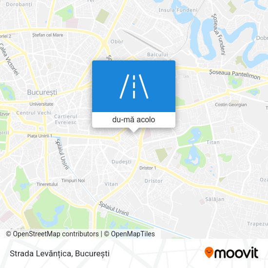 Hartă Strada Levănțica