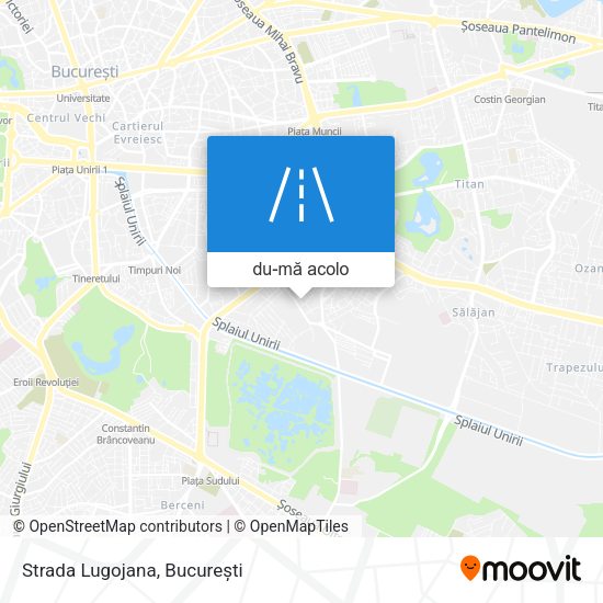 Hartă Strada Lugojana