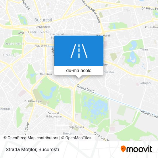 Hartă Strada Moților