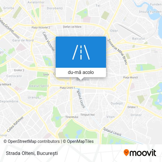 Hartă Strada Olteni