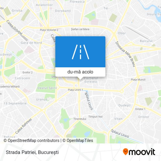 Hartă Strada Patriei