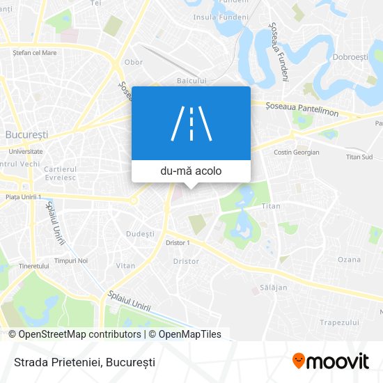 Hartă Strada Prieteniei