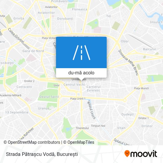 Hartă Strada Pătrașcu Vodă