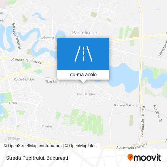 Hartă Strada Pupitrului