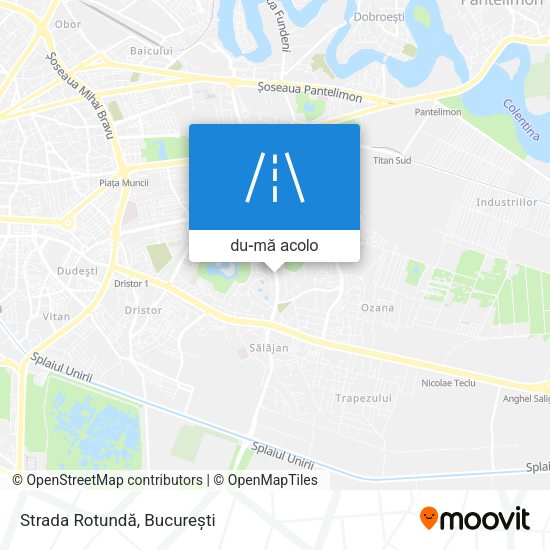 Hartă Strada Rotundă