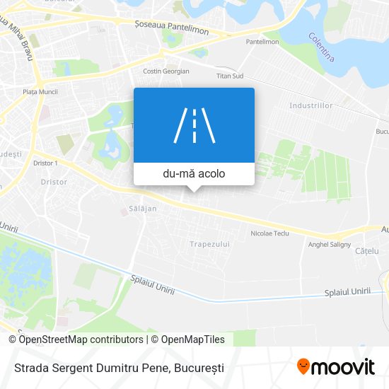 Hartă Strada Sergent Dumitru Pene