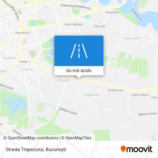 Hartă Strada Trapezului