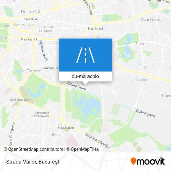 Hartă Strada Văilor