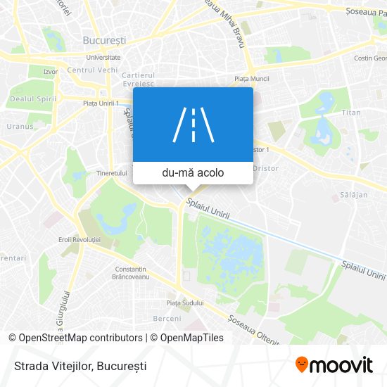 Hartă Strada Vitejilor