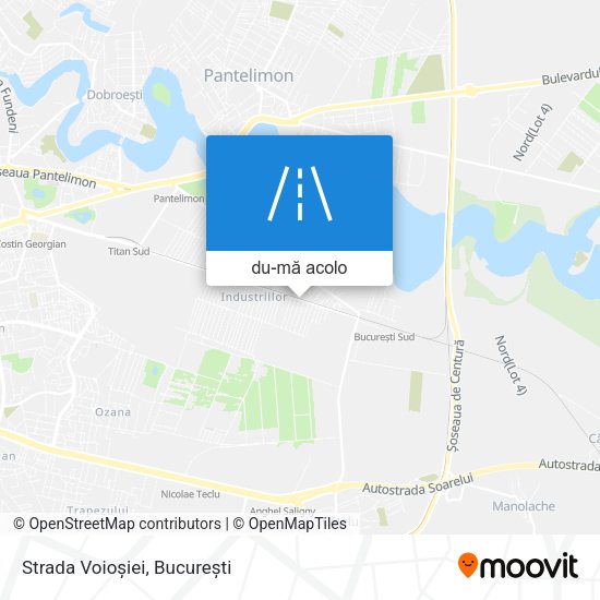 Hartă Strada Voioșiei