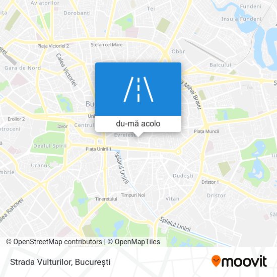 Hartă Strada Vulturilor