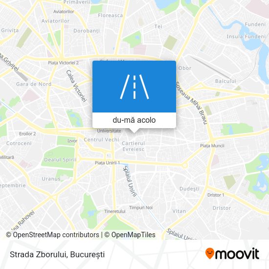 Hartă Strada Zborului