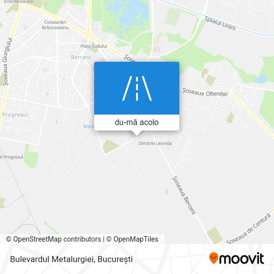 Hartă Bulevardul Metalurgiei