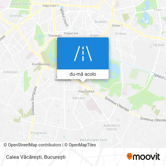 Hartă Calea Văcărești