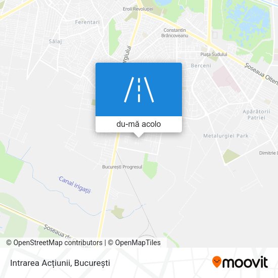 Hartă Intrarea Acțiunii
