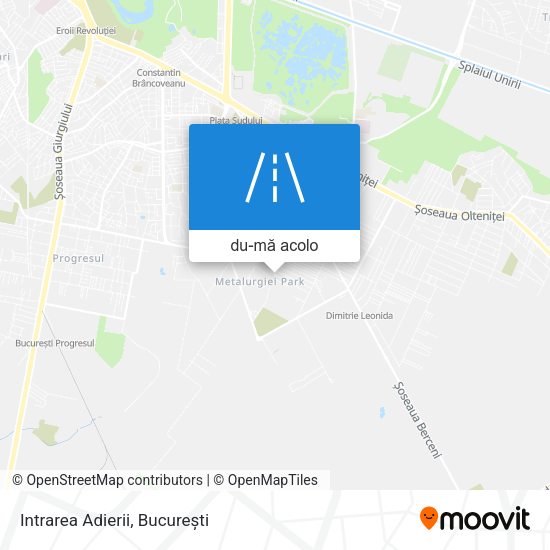 Hartă Intrarea Adierii