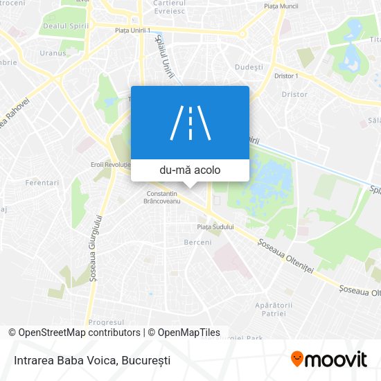 Hartă Intrarea Baba Voica