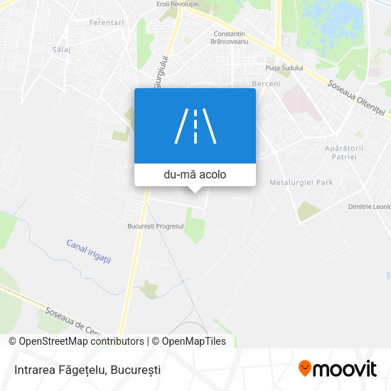 Hartă Intrarea Făgețelu