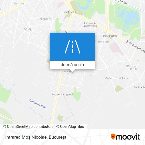 Hartă Intrarea Moș Nicolae