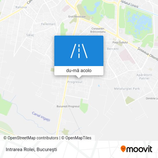 Hartă Intrarea Rolei