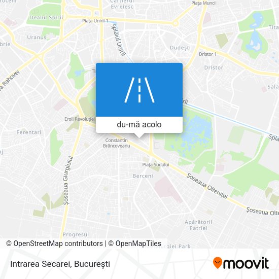 Hartă Intrarea Secarei