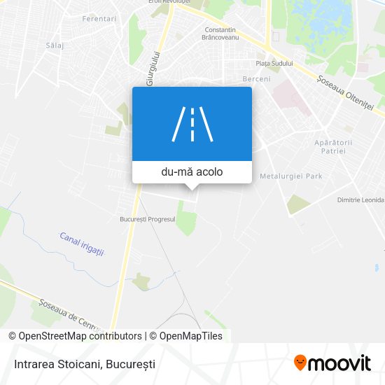 Hartă Intrarea Stoicani