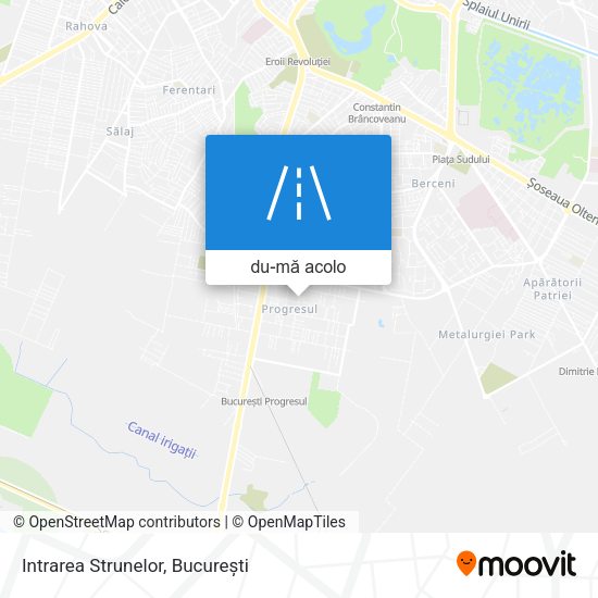 Hartă Intrarea Strunelor