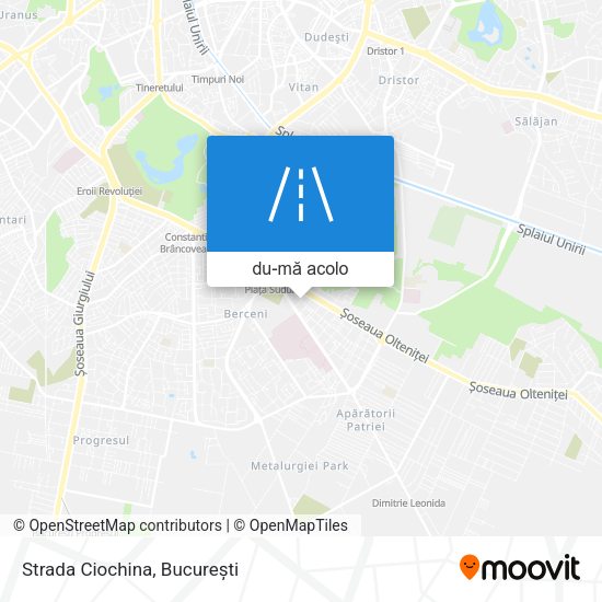 Hartă Strada Ciochina