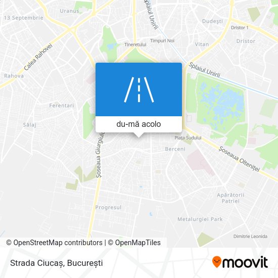 Hartă Strada Ciucaș