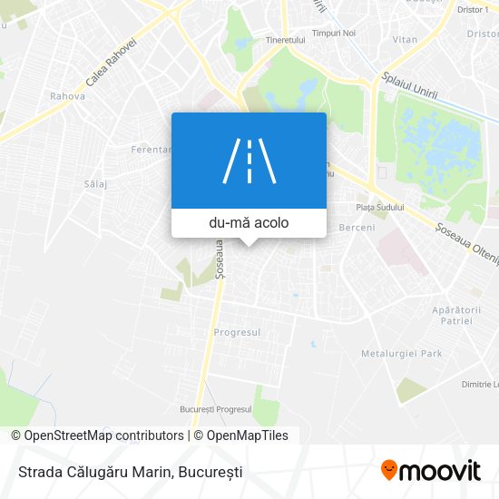 Hartă Strada Călugăru Marin