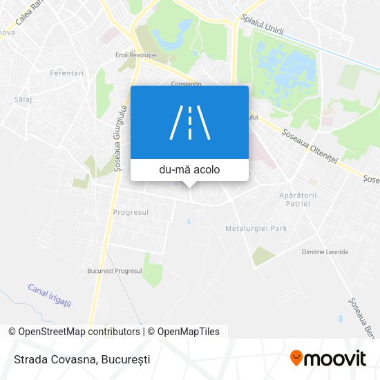 Hartă Strada Covasna