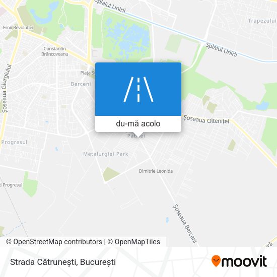 Hartă Strada Cătrunești