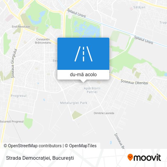 Hartă Strada Democrației